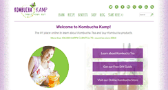 Desktop Screenshot of kombuchakamp.com